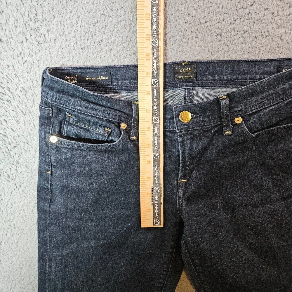 Citizens of Humanity Jeans Women 29 Ingrid Stretch Stay Gold‎ Low Waist Flare